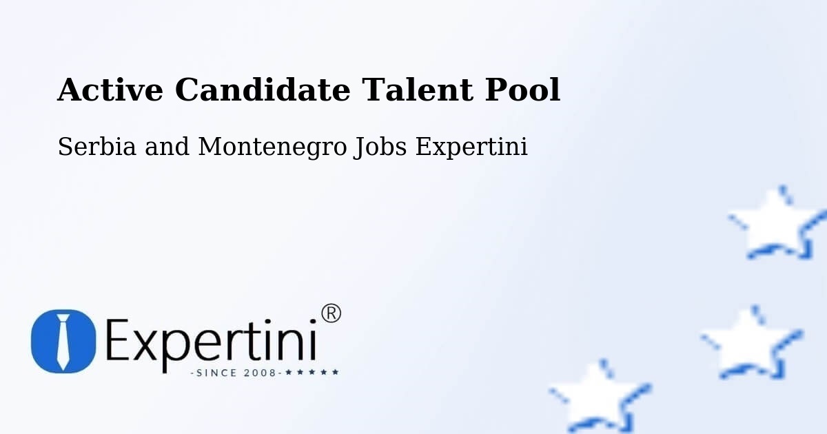 Active Candidate Talent Pool – Carleton - Serbia and Montenegro Jobs Expertini