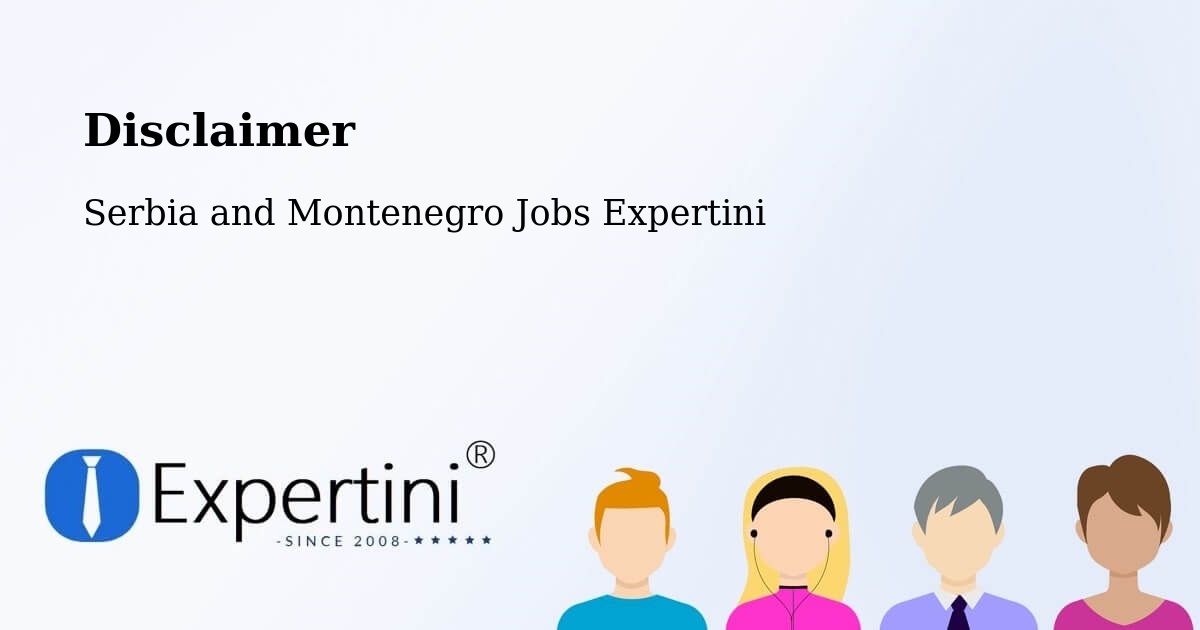 Disclaimer – Carleton - Serbia and Montenegro Jobs Expertini