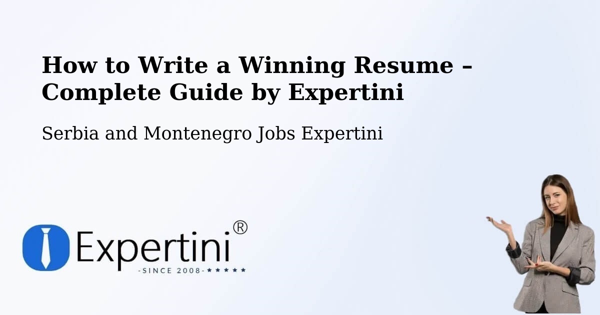 Resume Writing Guide for Job Seekers – Carleton - Carleton, Serbia and Montenegro Jobs Expertini